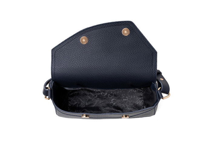 Lucky Bees Bolso de Hombro Azul Oscuro